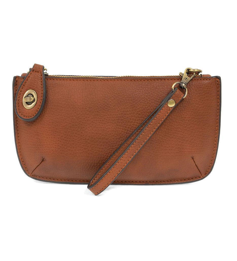 Dark Maple Joy Susan Mini Crossbody Wristlet & Clutch available at Be Charmed