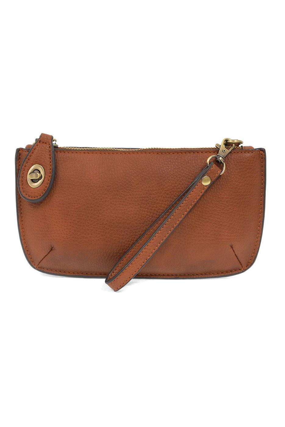 Dark Maple Joy Susan Mini Crossbody Wristlet & Clutch available at Be Charmed