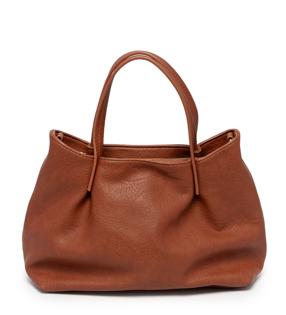 Joy Susan - Saddle Niki Pleated Satchel Crossbody available at Be Charmed