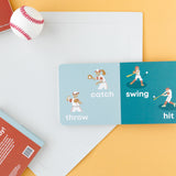 Left Hand Book House Baseball Baby Board Book available at Be Charmed