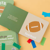 Left Hand Book House Football Baby Board Book available at Be Charmed. 