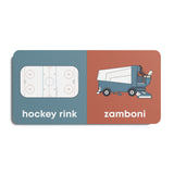 Left Hand Book House Hockey Baby Board Book available at Be Charmed