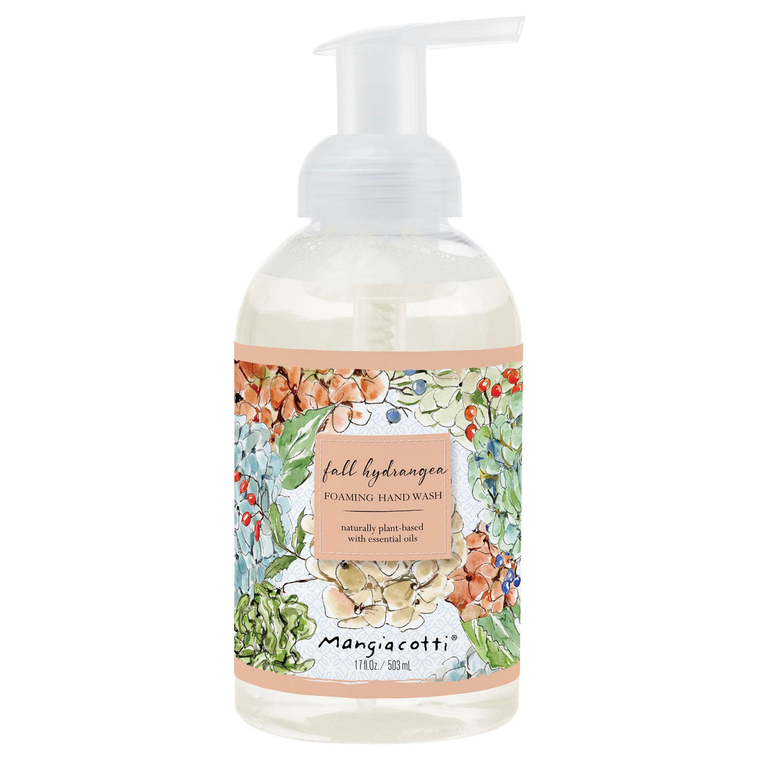 Fall Hydrangea Mangiacotti Foaming Hand Soap available at Be Charmed