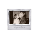 Mariposa Always & Forever beaded 4x6 frame featuring a handcrafted recycled aluminum border with delicate bead detailing available at Be Charmed