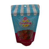 Gummi worms Penny Candy market bags featuring durable canvas tote design available at Be Charmed