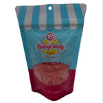 Sour belts strawberry Penny Candy market bags featuring durable canvas tote design available at Be Charmed