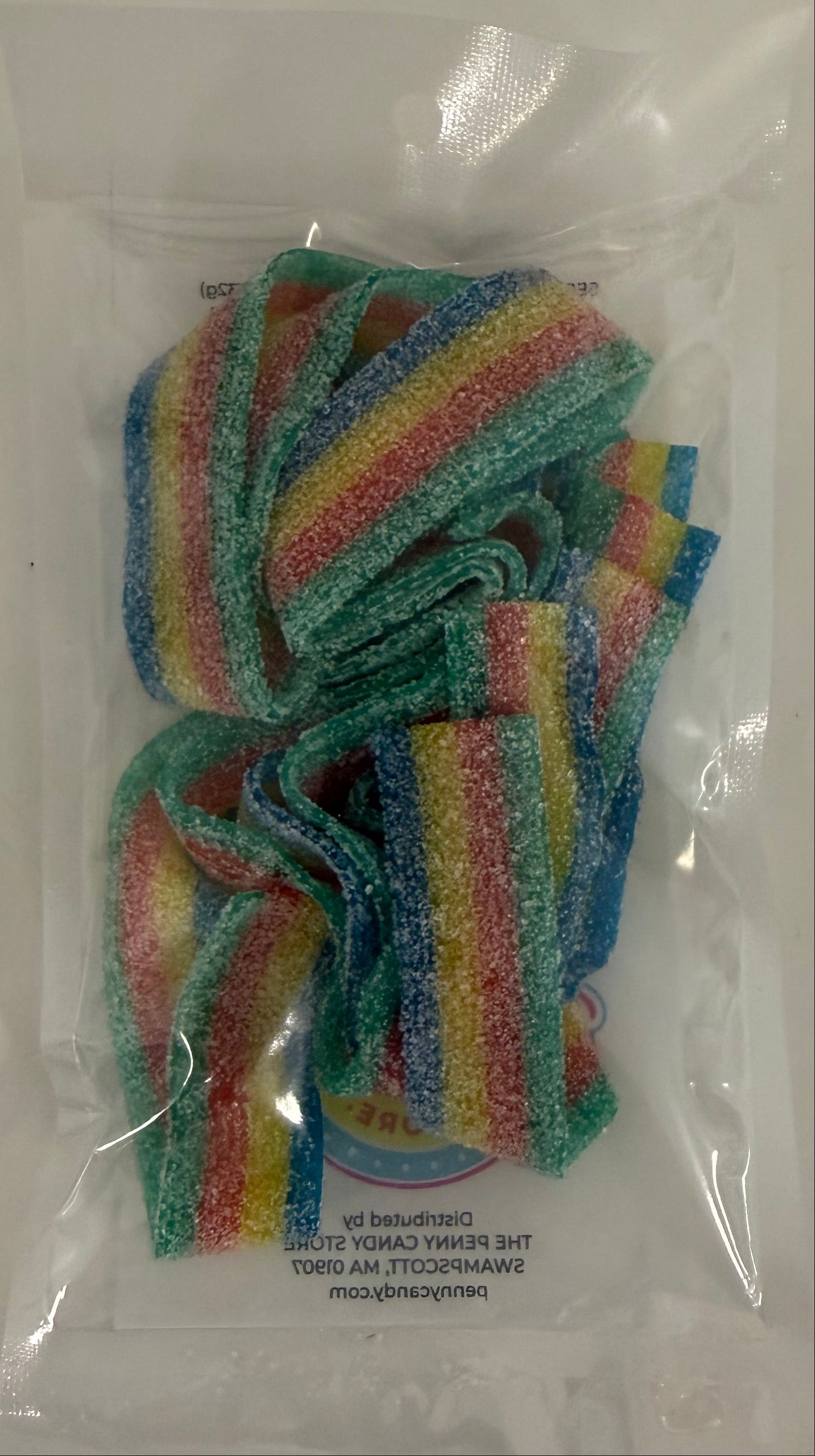 Quattro Sour Belts Penny Candy snack size assortment of bite-sized nostalgic candies available at Be Charmed