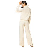 Softies - Dream Tech Cowl Neck w/Pleat Pant in Almond available at Be Charmed