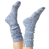 Softies Socks Marshmallow Slouch in heather midnight available at Be Charmed