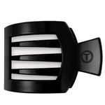 Teleties Flat Square Clip in jet black available at Be Charmed
