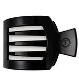 Teleties Flat Square Clip in jet black available at Be Charmed