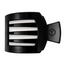 Teleties Flat Square Clip in jet black available at Be Charmed
