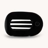 Teleties Flat Square Clip in jet blackavailable at Be Charmed