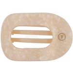 Teleties Flat Square Clip in soft surf available at Be Charmed