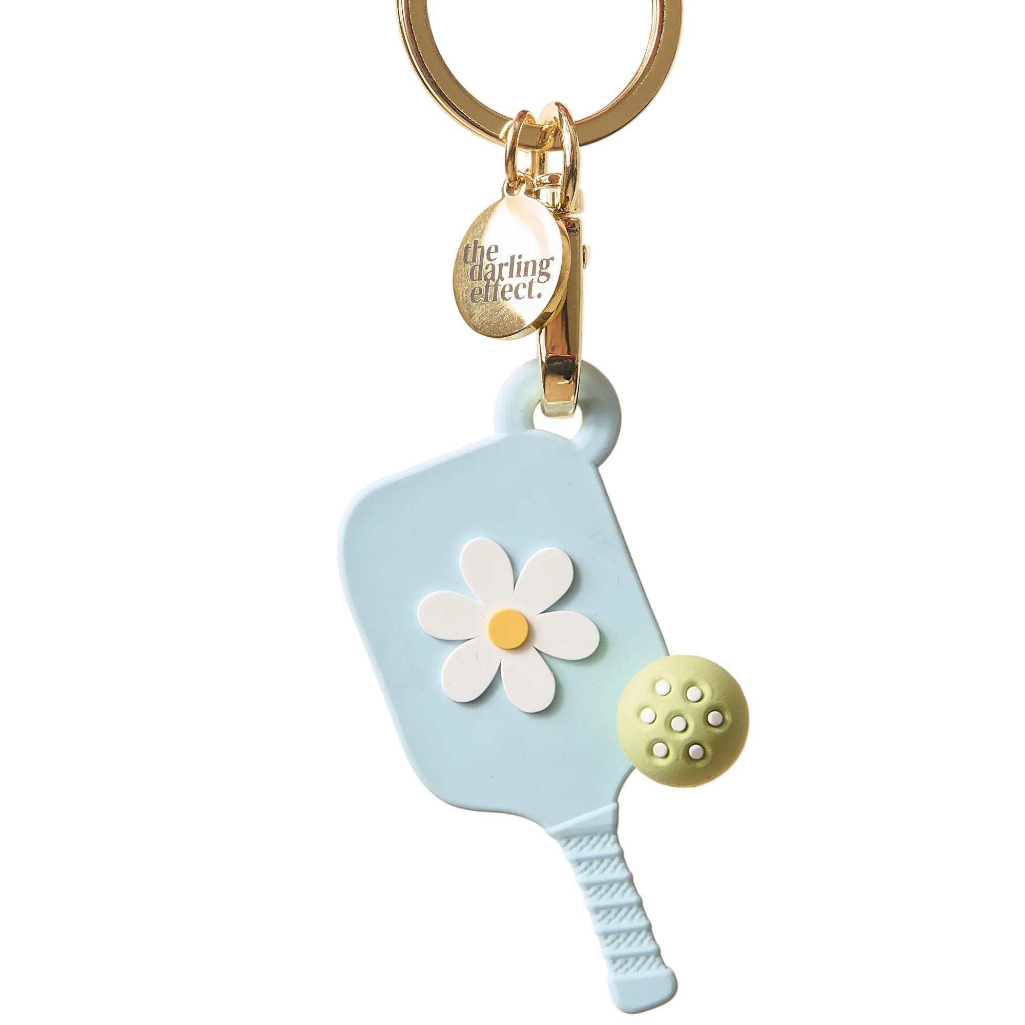 The Darling Effect - Keychain - Aqua Pickleball Paddle available at Be Charmed