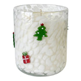 The SOi Co Tree & Gift Holiday Icon Candle featuring a festive seasonal jar and poured wax design available at Be Charmed