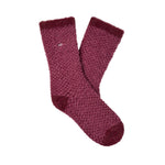 UGG - Women's Enlie Crew available at Be Charmed, Coffee Berry/Strawberry Check