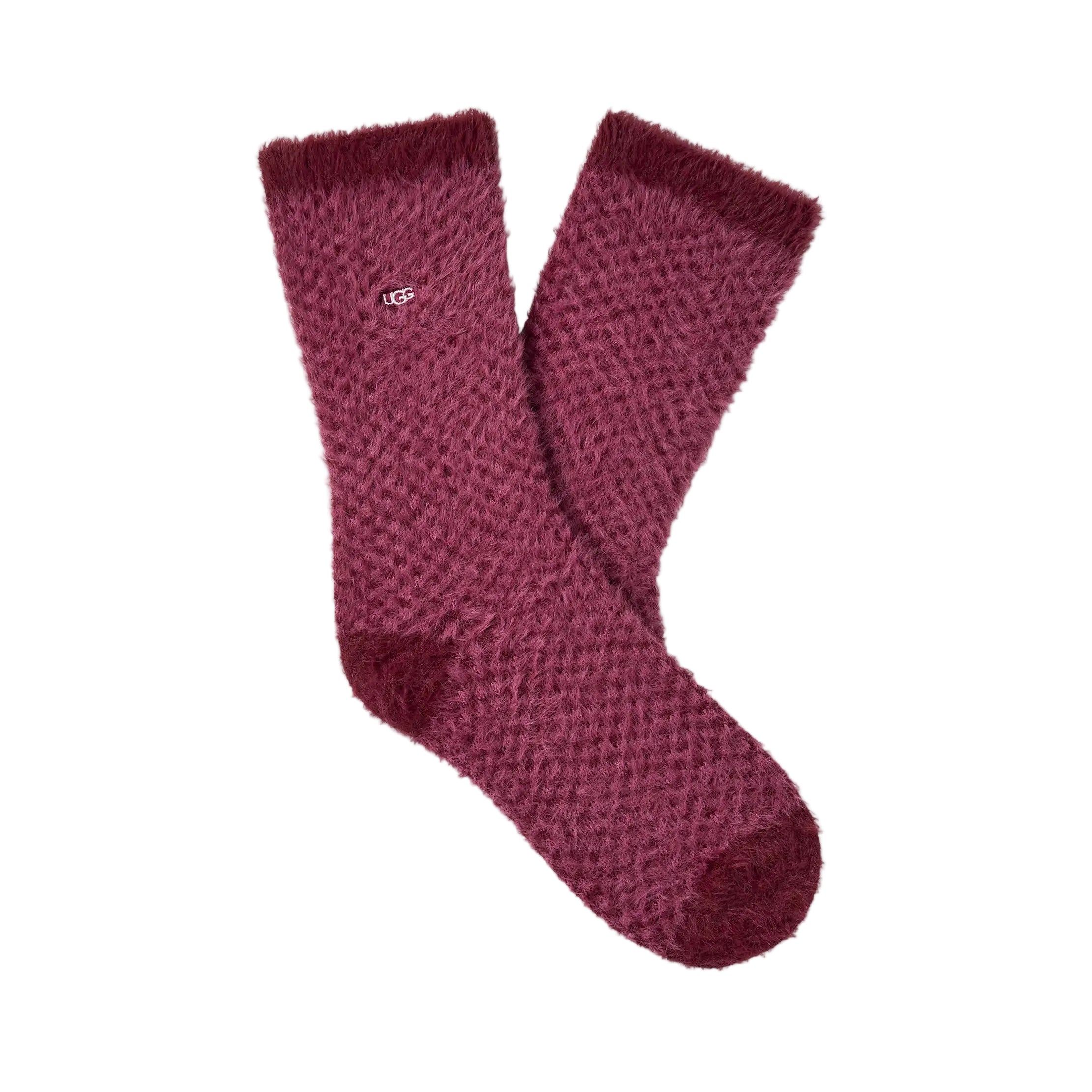 UGG - Women's Enlie Crew available at Be Charmed, Coffee Berry/Strawberry Check