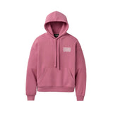 A dusty orchid pullover hoodie with a white 'UGG' logo printed on the left chest, displayed on a clean white background. Available at Be Charmed