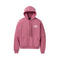 A dusty orchid pullover hoodie with a white 'UGG' logo printed on the left chest, displayed on a clean white background. Available at Be Charmed