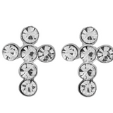 Wheeler Sterling Silver Crystal Cross Earrings available at Be Charmed