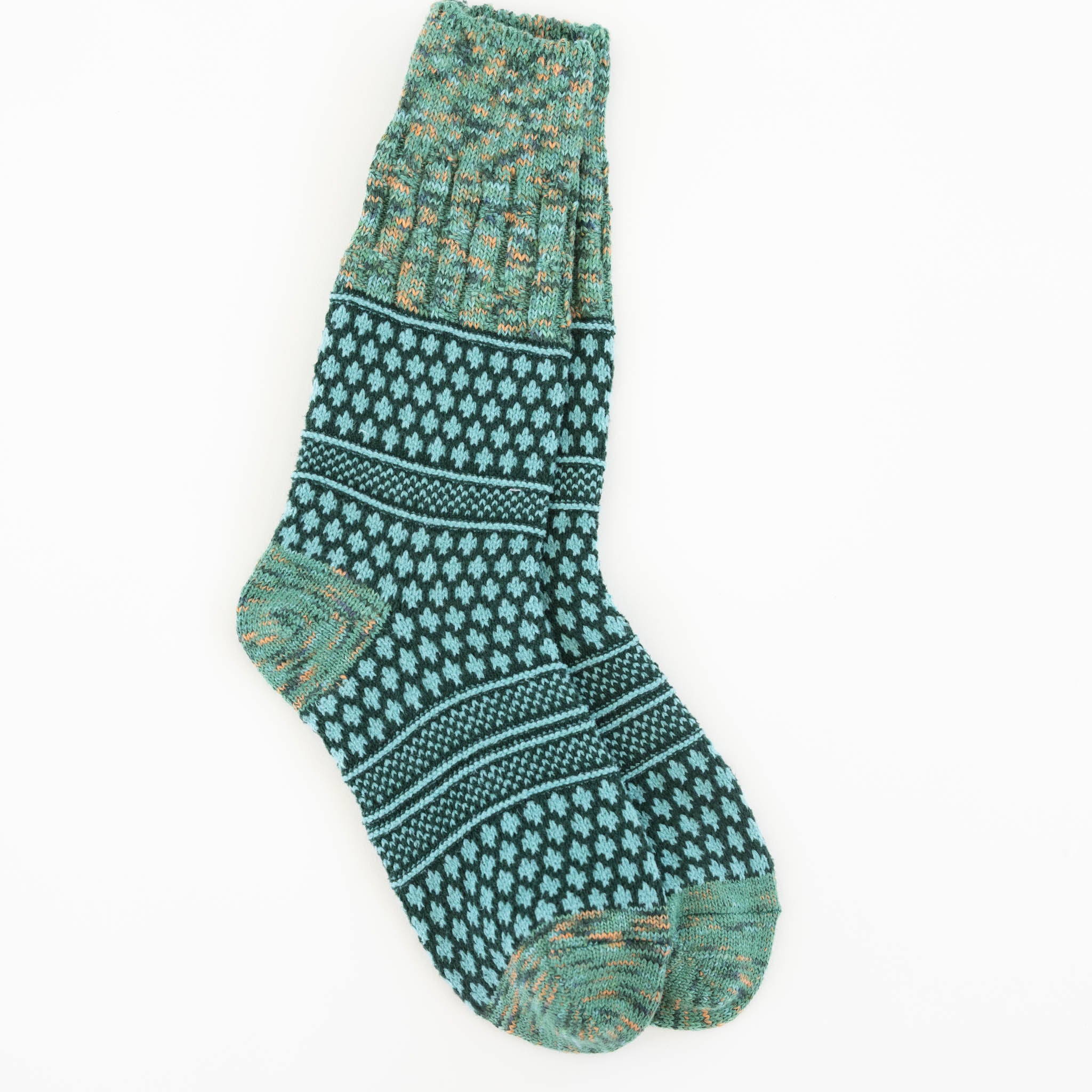 World's Softest Socks - Gallery Textured Crew in woodland. Available at Be Charmed