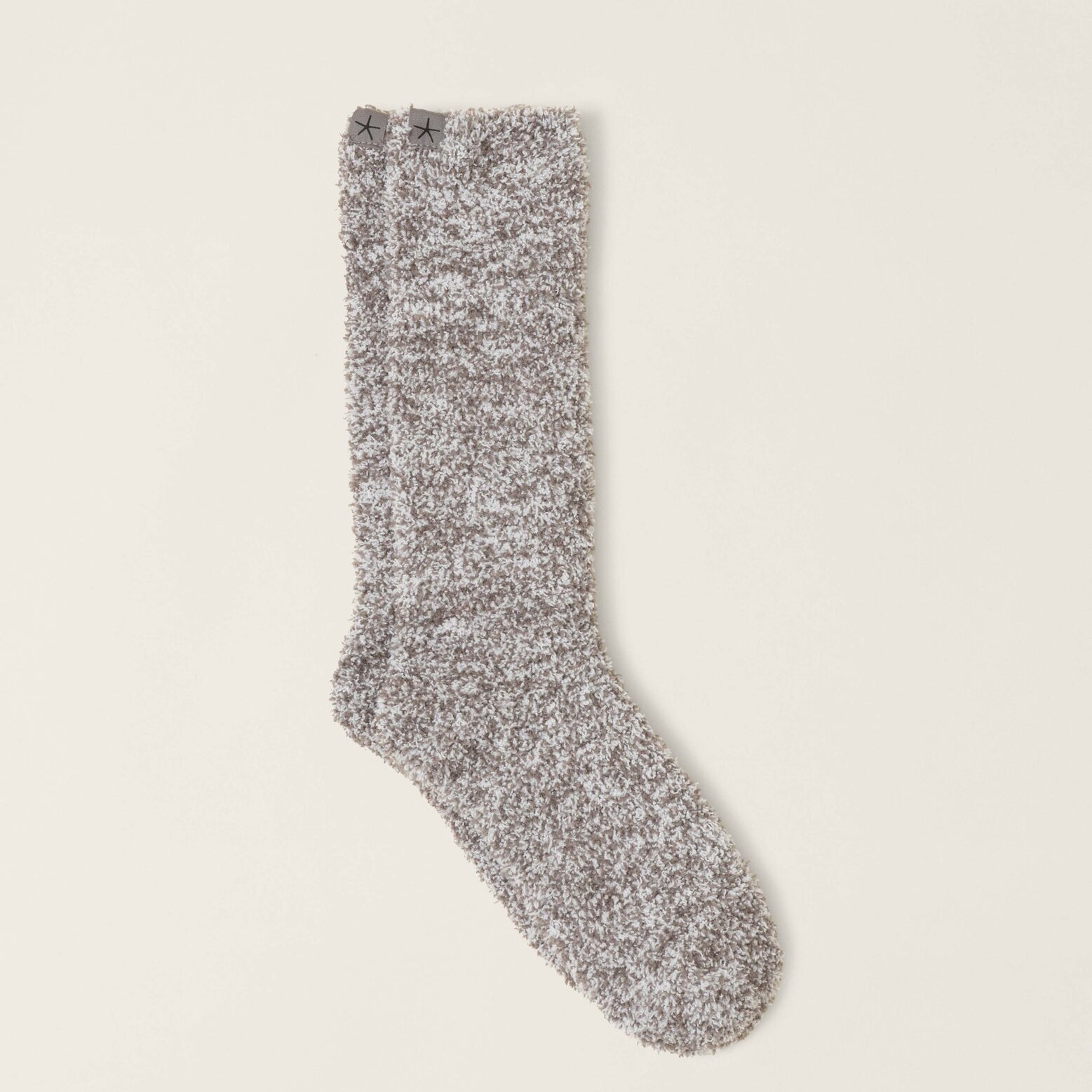 Barefoot Dreams Charcoal/White CozyChic Heathered Socks Opened
