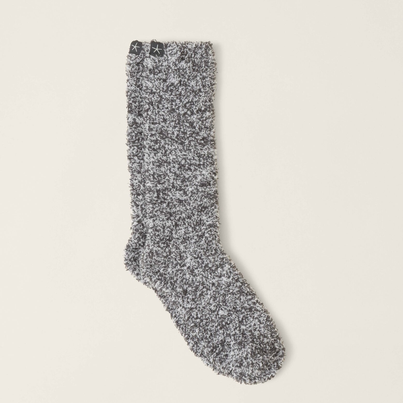 Barefoot Dreams Slate Blue/White CozyChic Heathered Socks Opened