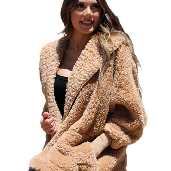 Nordic Beach Cozy Cardigan Cafe Latte