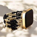 Cape Diablo Luxury Link Stretch Apple Watch Band – sleek linked design with stretch fit for style and comfort. Available at Be Charmed.