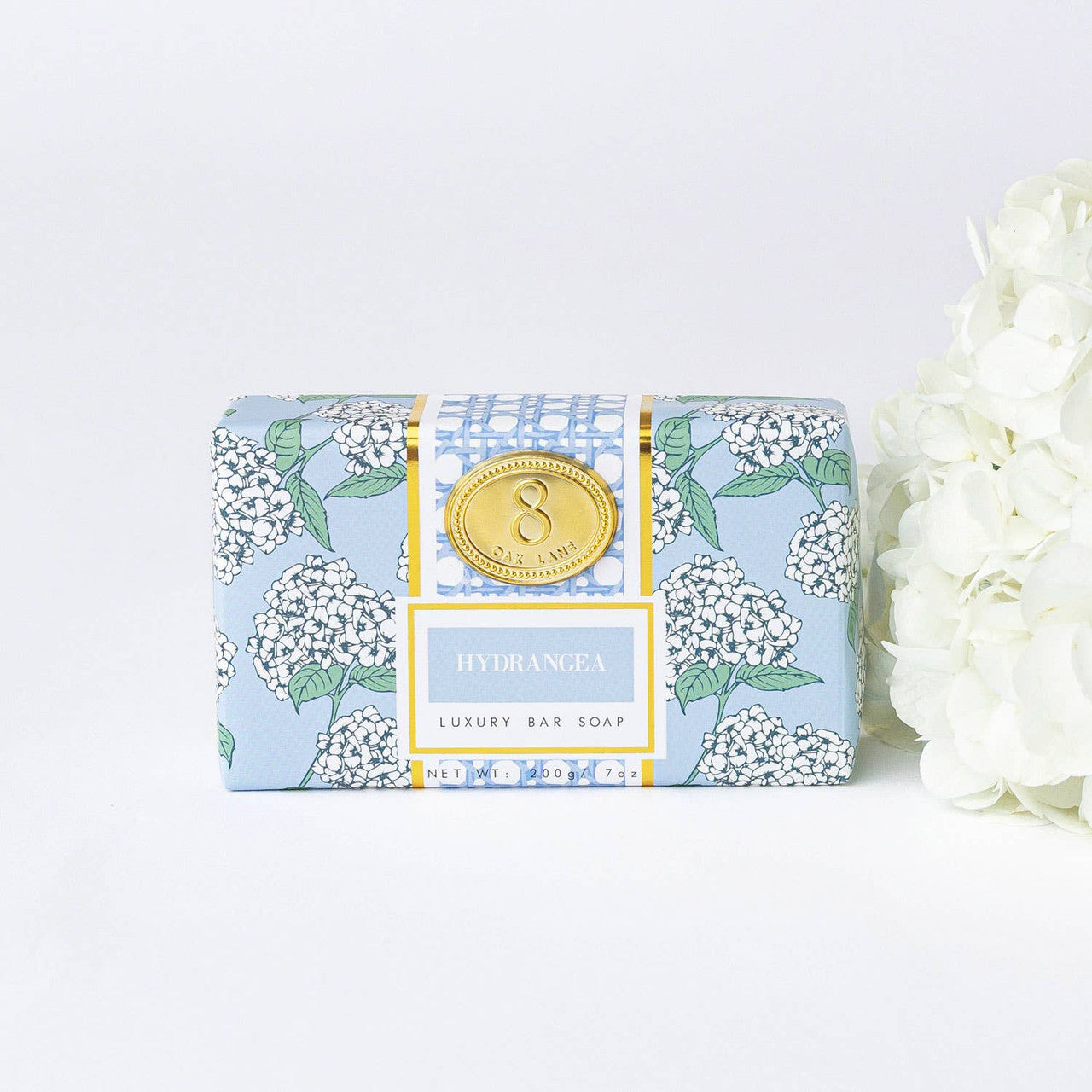 8 Oak Lane Hydrangea Wrapped Bar Soap