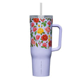 Corkcicle - 40oz Cruiser - Rifle Paper - Roses Purple