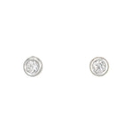 Cuties Sparkling CZ Silver earrings featuring brilliant cubic zirconia stones set in a polished silver frame, available at Be Charmed
