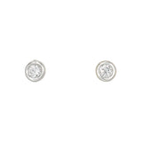 Cuties Sparkling CZ Silver earrings featuring brilliant cubic zirconia stones set in a polished silver frame, available at Be Charmed