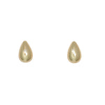 Cuties Trending Sculptural Gold earrings featuring a bold, abstract geometric shape in a polished gold finish, available at Be Charmed.
