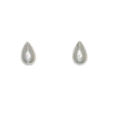 Cuties Trending Sculptural Silver earrings, featuring a bold, abstract geometric design in a polished silver finish, available at Be Charmed.