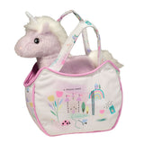 Douglas Sassy Sak plush stuffed unicorn soft cozy and huggable toy perfect for kids and gifts Available at Be Charmed