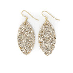 Keva Gold Sparkle Small Earrings