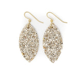 Keva Gold Sparkle Small Earrings