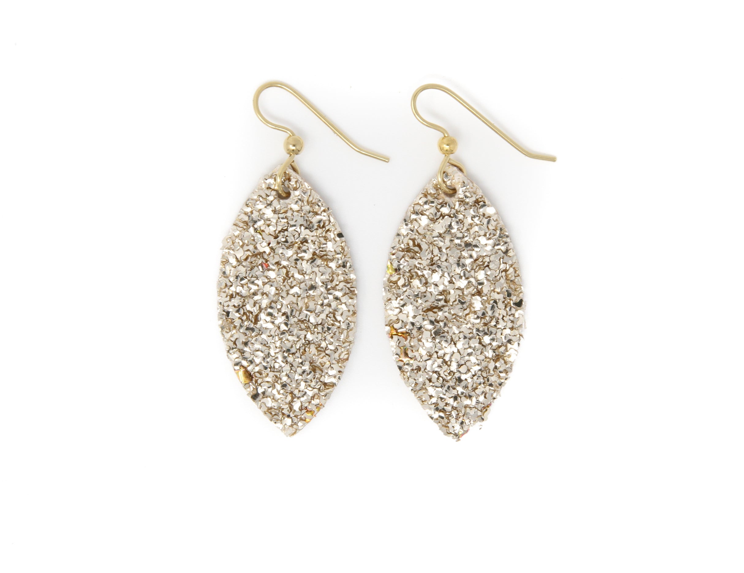 Keva Gold Sparkle Small Earrings