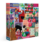 eeBoo Puzzle Pets In The Kitchen 1000pc 