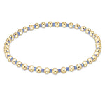 enewton Hope Grateful bracelet with bright blue beads in a symbolic gratitude pattern; vibrant, stretch-fit, and stackable. Available at Be Charmed.