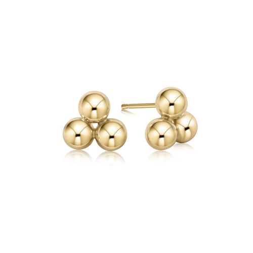 enewton Classic Cluster Stud 6 mm earrings made with 6 mm 14kt gold‑filled beads. Lightweight, worry‑free wear (even sleep, shower, sweat). Everyday elegance. Available at Be Charmed