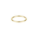 Gold ring on a white background. Available at Be Charmed