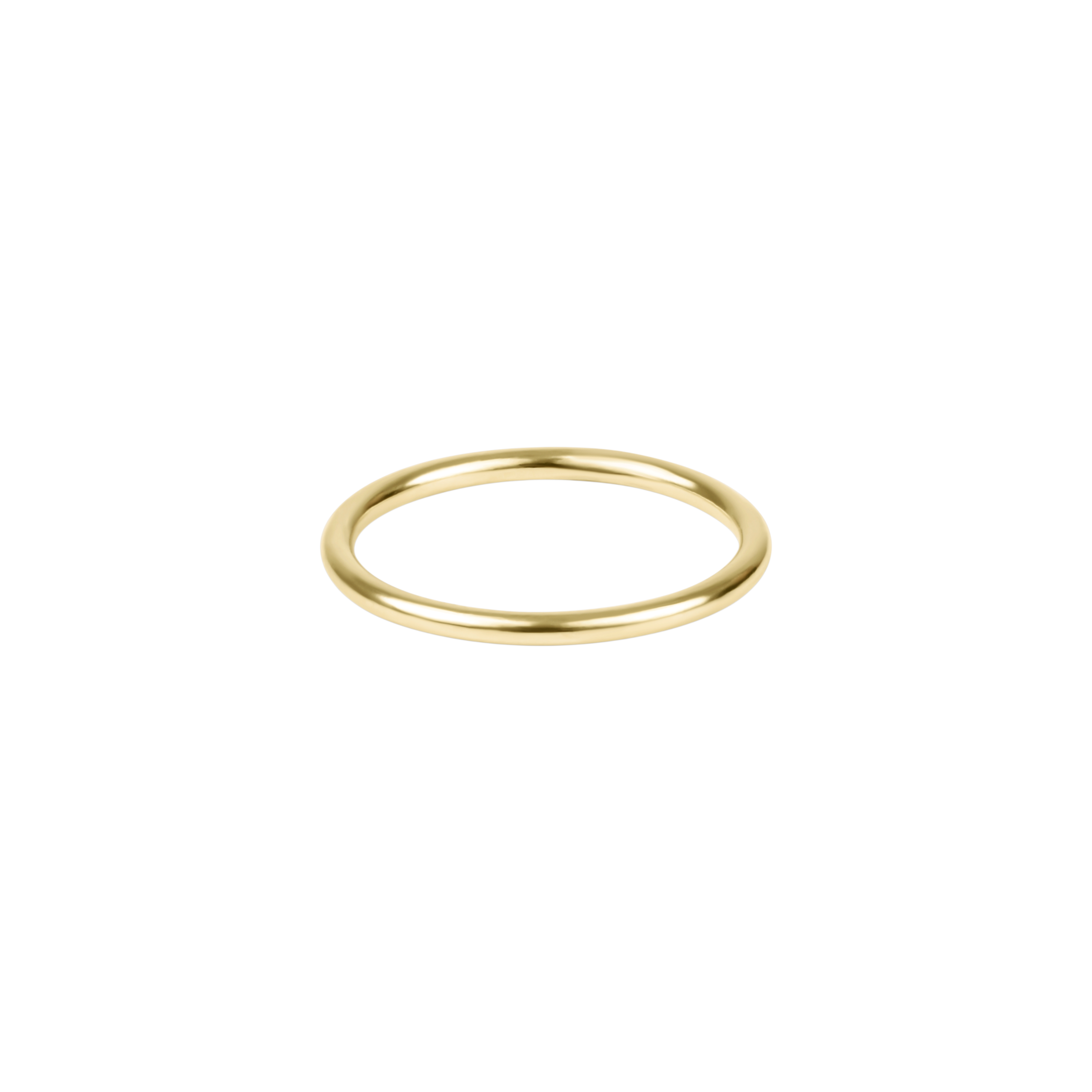 Gold ring on a white background. Available at Be Charmed