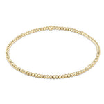 enewton Extends Classic 2mm gold-filled bead bracelet with a relaxed fit, ideal for everyday wear and stacking. Water-friendly. Available at Be Charmed.
