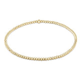 enewton Extends Classic 2mm gold-filled bead bracelet with a relaxed fit, ideal for everyday wear and stacking. Water-friendly. Available at Be Charmed.