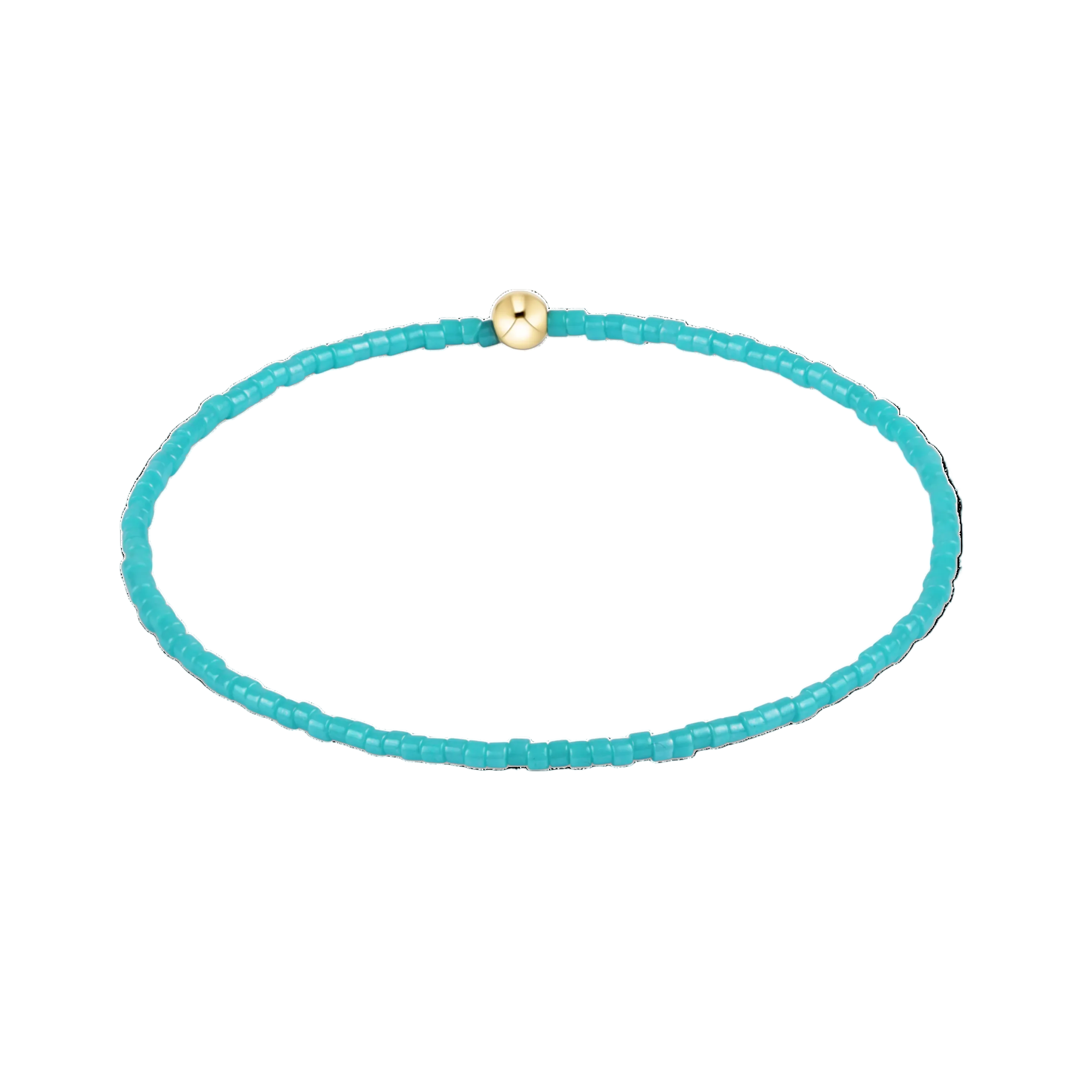 Turquoise enewton Hope Classic Bracelet featuring signature gold-filled beads available at Be Charmed