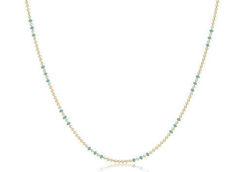 Enewton 15" Hope Joy Choker in Turquoise – 14kt gold-filled beads. Worry-free wear. Available at Be Charmed Gifts.