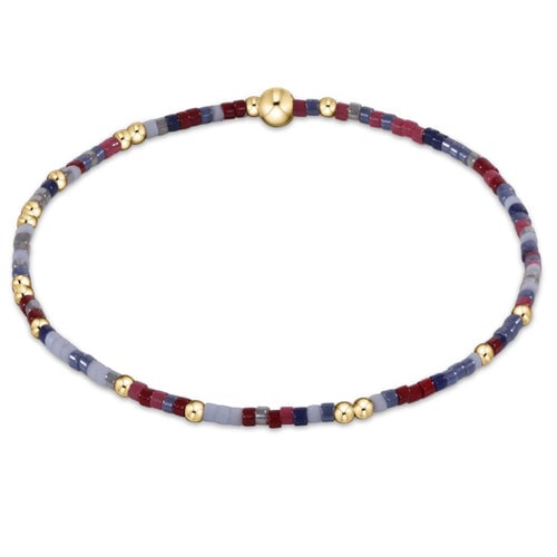enewton Hope Unwritten Bracelet – Wine in a Million with 3mm gold-filled beads in rich wine tones, perfect for layering or gifting. Available at Be Charmed.